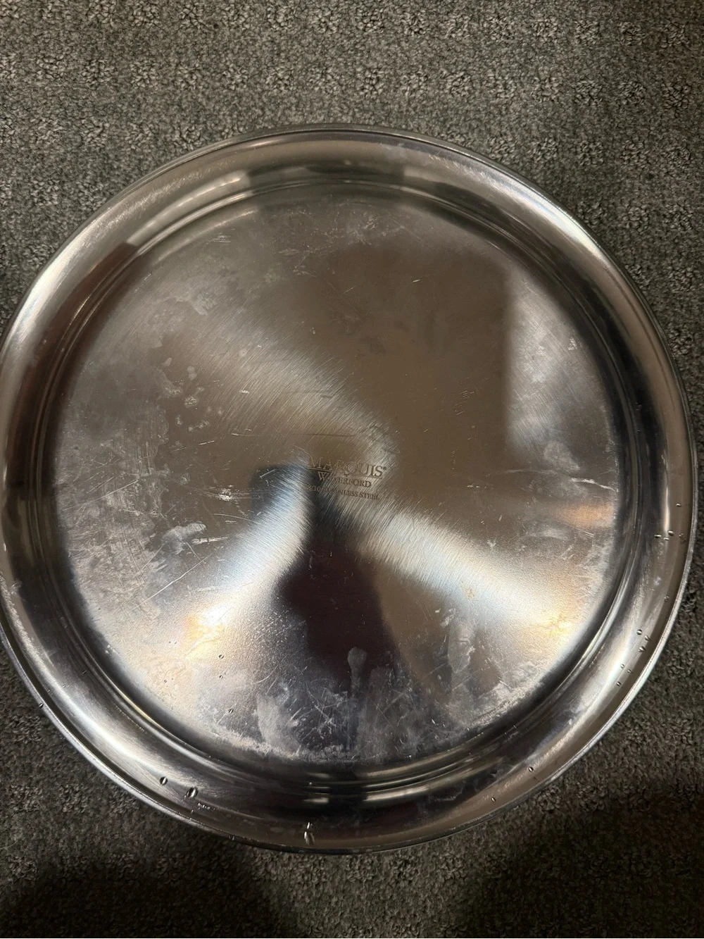 Waterford Marquis Stainless Serving Platter - Silver Tone